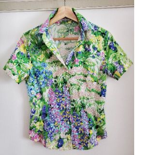 ナラカミーチェ(NARACAMICIE)の【ナラカミーチェ 1】 花柄シャツ(シャツ/ブラウス(半袖/袖なし))