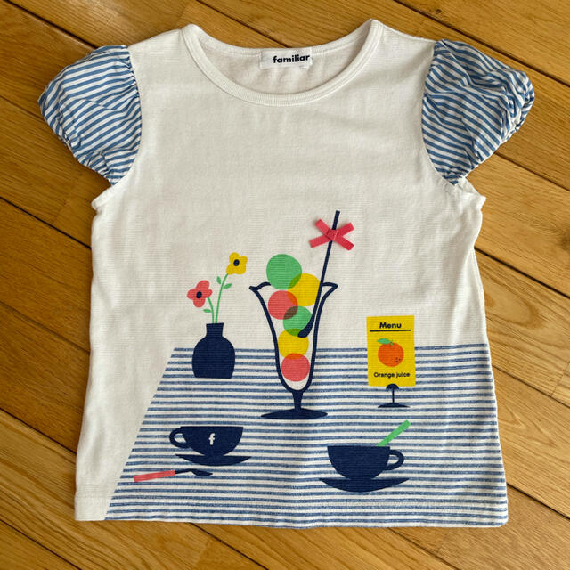 familiar(ファミリア)の専用　ファミリア　Tシャツ110 キッズ/ベビー/マタニティのキッズ服女の子用(90cm~)(Tシャツ/カットソー)の商品写真