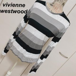 Vivienne Westwood(ボーダー ・ Tシャツ/カットソー(七分/長袖 Vivienne Westwood(ボーダー ・ Tシャツ/カットソー(七分/長袖