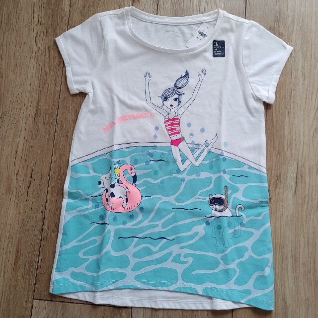 GAP(ギャップ)のGAP　新品 キッズ/ベビー/マタニティのキッズ服女の子用(90cm~)(Tシャツ/カットソー)の商品写真