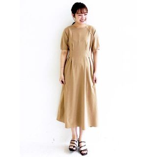 ハコ(haco!)の【新品】 haco!  楽してきちんとして見える女っぽウエストマークワンピース(ロングワンピース/マキシワンピース)