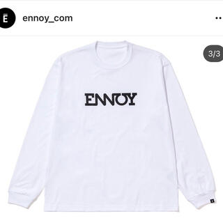 ワンエルディーケーセレクト(1LDK SELECT)の21SS ennoy Long Sleeve Electric Logo T(Tシャツ/カットソー(七分/長袖))