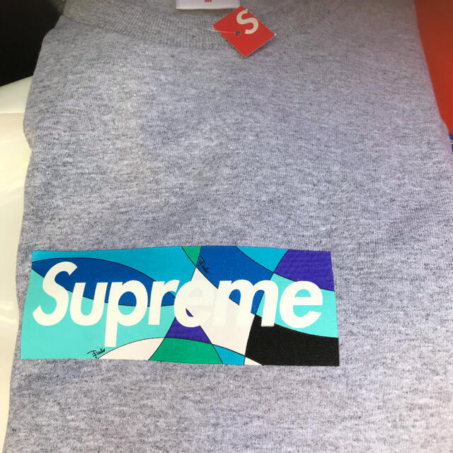 Supreme(シュプリーム)のSupreme Emilio Pucci Box Logo Tシャツ Mサイズ メンズのトップス(Tシャツ/カットソー(半袖/袖なし))の商品写真