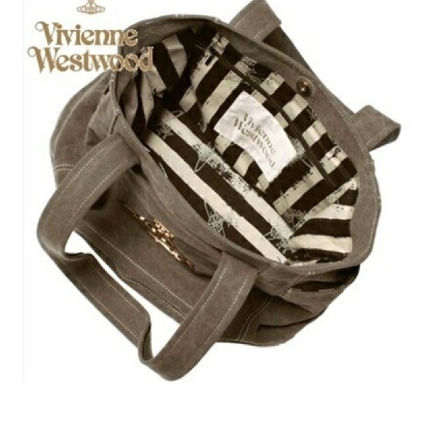Vivienne Westwood(ヴィヴィアンウエストウッド)のヴィヴィアンウエストウッド トートバッグ グレー 新品未使用 レディースのバッグ(トートバッグ)の商品写真