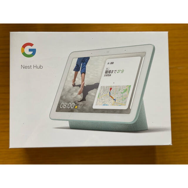 Google(グーグル)の新品・未使用・未開封 Google Nest Hub スマホ/家電/カメラのオーディオ機器(スピーカー)の商品写真