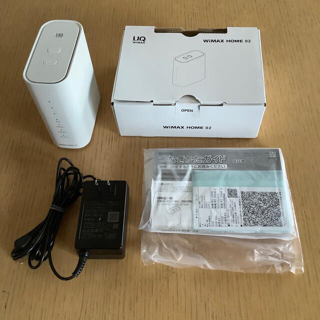 NEC(エヌイーシー)の WiMAX HOME 02 ホームルーター スマホ/家電/カメラのPC/タブレット(PC周辺機器)の商品写真