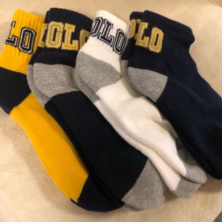 ポロラルフローレン(POLO RALPH LAUREN)のラルフローレン 靴下 キッズ ソックス 18〜21cm 4足 子供用 ボーイズ(靴下/タイツ)