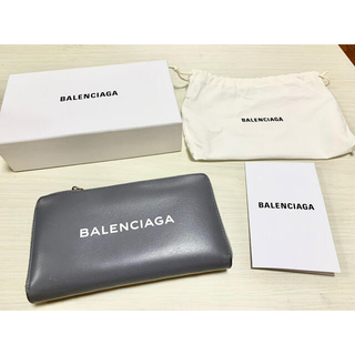 バレンシアガ(Balenciaga)の【BALENCIAGA】バレンシアガ 長財布 グレー(長財布)