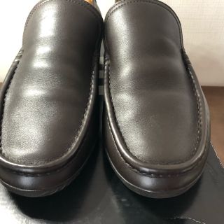 エルメス(Hermes)の【値下げ】エルメス　ローファー　こげ茶　美品　41(スリッポン/モカシン)