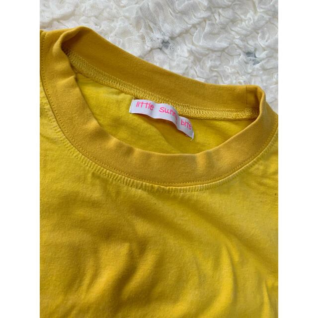 little sunny bite(リトルサニーバイト)の【最終お値下げ】little sunny bite 袖柄ロングTシャツ レディースのトップス(Tシャツ(長袖/七分))の商品写真