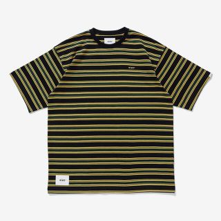 ダブルタップス(W)taps)の黒 M 02 WTAPS JAM 01 SS COTTON ボーダー Tシャツ(Tシャツ/カットソー(半袖/袖なし))