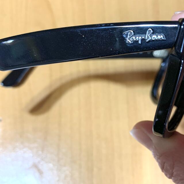 Ray-Ban(レイバン)の［ジャンク］ウェイファーラー 2140A 黒 イタリア製 テンプル部品用 メンズのファッション小物(サングラス/メガネ)の商品写真