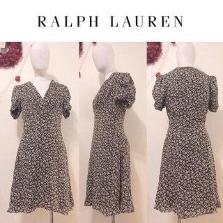 ラルフローレン(Ralph Lauren)ののえみ様専用♡ラルフ花柄シルクOP & マリメッコ花柄OP(ひざ丈ワンピース)