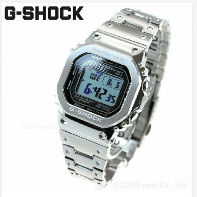 G-SHOCK フルメタル シルバー　木村拓哉　GMW-B5000D-1JF腕時計(デジタル)