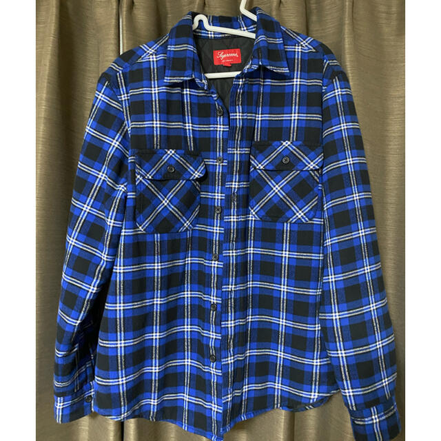 Supreme(シュプリーム)のSUPREME Arc Logo Quilted Flannel Shirt  メンズのトップス(シャツ)の商品写真