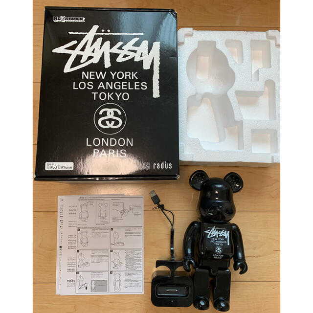 STUSSY 400% ベアブリックスピーカー BE@RBRICK ステューシー