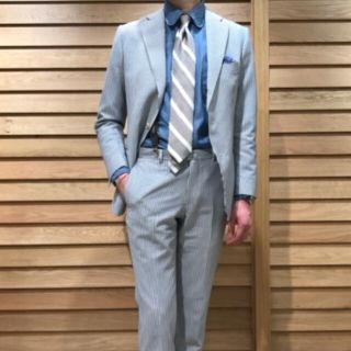 スーツカンパニー(THE SUIT COMPANY)の(スーツカンパニー)MARZOTTO シアサッカー スーツ/高級イタリア生地(セットアップ)