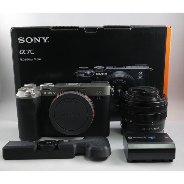 ミラーレス一眼SONY α7C ILCE-7CL シルバー 美品 おまけ付き