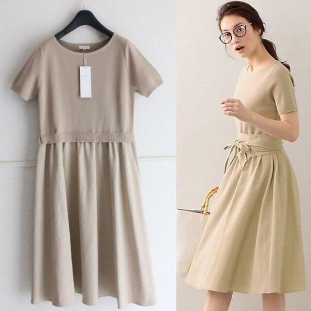 マッキントッシュフィロソフィー ウェストベルト ワンピース 38 MACKINTOSH PHILOSOPHY - 未使用◇マッキントッシュ