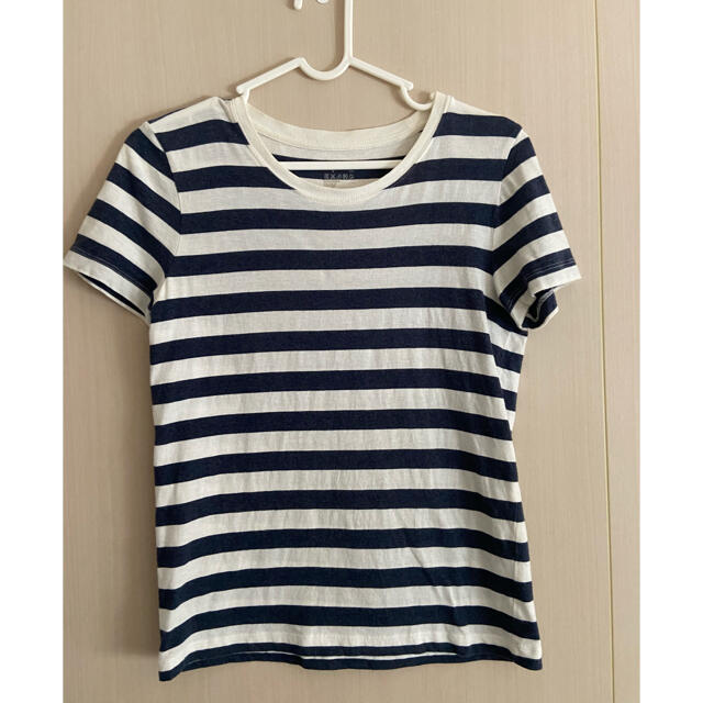 MUJI (無印良品)(ムジルシリョウヒン)のMUJI ボーダー Tシャツ　Sサイズ レディースのトップス(Tシャツ(半袖/袖なし))の商品写真
