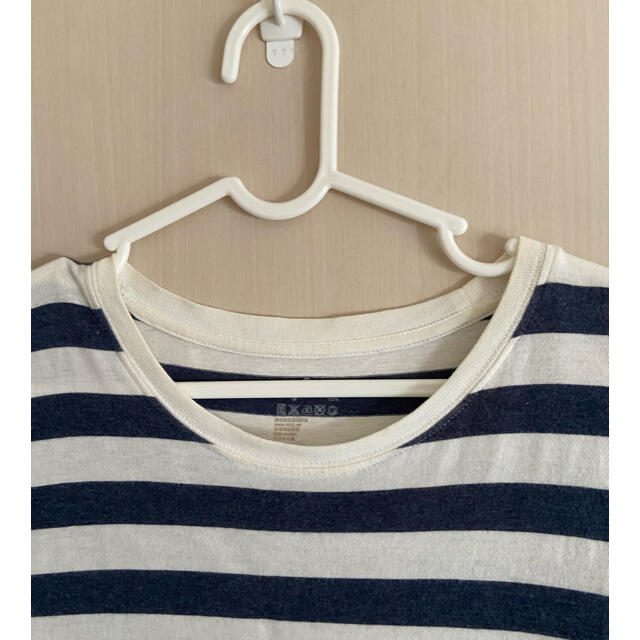 MUJI (無印良品)(ムジルシリョウヒン)のMUJI ボーダー Tシャツ　Sサイズ レディースのトップス(Tシャツ(半袖/袖なし))の商品写真