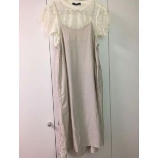 ダブルクローゼット(w closet)の【wcloset】キャミソールワンピース(ひざ丈ワンピース)