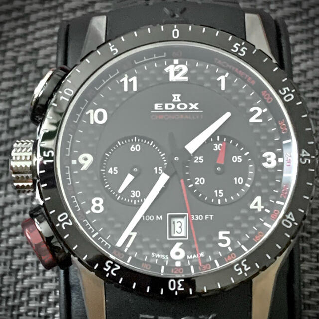 エドックス（EDOX）クロノラリー1クロノグラフ 10305-3NR-NRメンズ