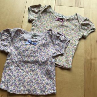 70サイズ　女児　半袖Tシャツ　2枚まとめ売り(Ｔシャツ)