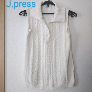 ジェイプレス(J.PRESS)のJ.press　ジェイプレス　ノースリーブニット(ニット/セーター)