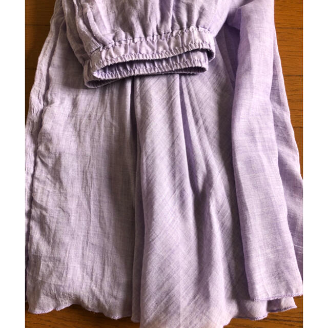 パープル色ロングスカート レディースのスカート(ロングスカート)の商品写真