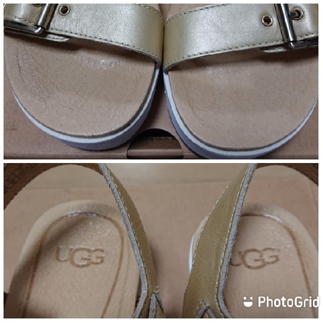 UGG(アグ)の《中古、美品》UGG アグ サンダル レディースの靴/シューズ(サンダル)の商品写真