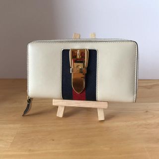 グッチ(Gucci)のグッチ　シルヴィ　ラウンドファスナー　長財布(財布)