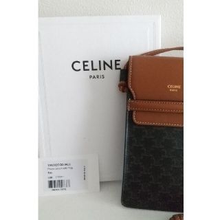 celine - セリーヌ フォンポーチ スマホケース トリオンフの通販 by