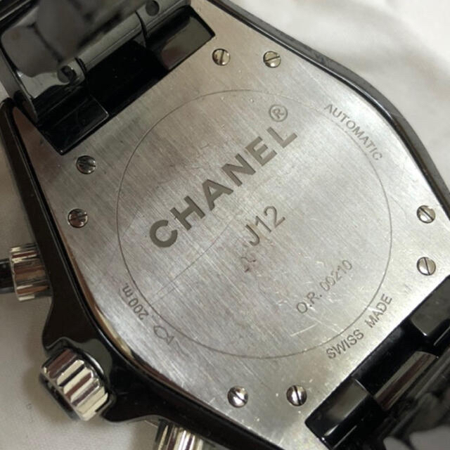 【さくちゃん専用】CHANEL シャネル　J12 クロノグラフ時計 ダイヤ付