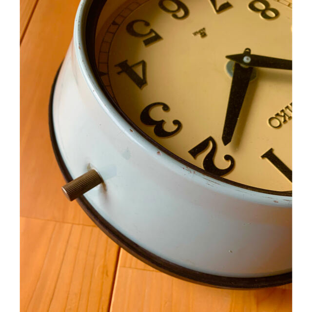 SEIKO(セイコー)のSEIKO 船舶時計 バス時計 壁掛時計 ヴィンテージ文字盤 インテリア/住まい/日用品のインテリア小物(掛時計/柱時計)の商品写真