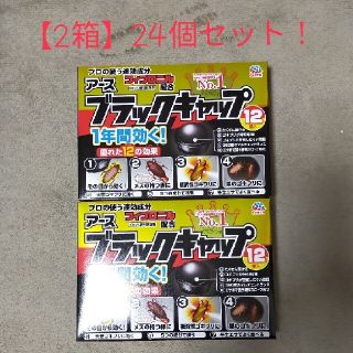 アースセイヤク(アース製薬)のアース製薬 ブラックキャップ 24個入り2箱セット(日用品/生活雑貨)