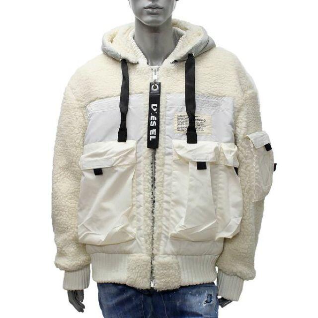 DIESEL(ディーゼル)のDIESEL  W-PATTY ボアブルゾン メンズのジャケット/アウター(ブルゾン)の商品写真