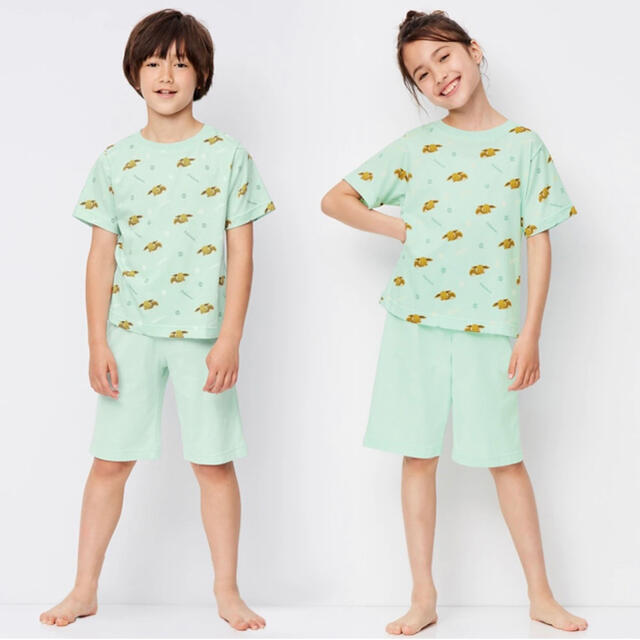 GU(ジーユー)のGUイーブイパジャマ130センチ キッズ/ベビー/マタニティのキッズ服男の子用(90cm~)(パジャマ)の商品写真