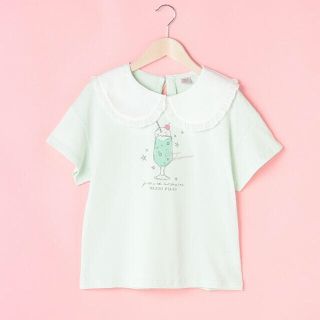 メゾピアノジュニア(mezzo piano junior)のメゾピアノ新品新作タグ付きビッグカラー半袖Tシャツ140、150、160(Tシャツ/カットソー)