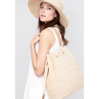 ヘレンカミンスキー(HELEN KAMINSKI)の週末値下げヘレンカミンスキービルバオラフィアトートバッグBILBAO TOTE(かごバッグ/ストローバッグ)