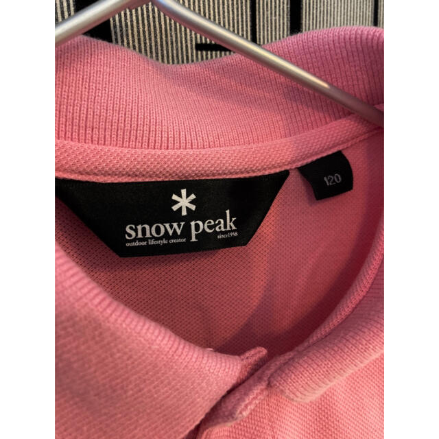 Snow Peak(スノーピーク)の＊スノーピーク＊ kids ポロシャツ 120 キッズ/ベビー/マタニティのキッズ服女の子用(90cm~)(Tシャツ/カットソー)の商品写真