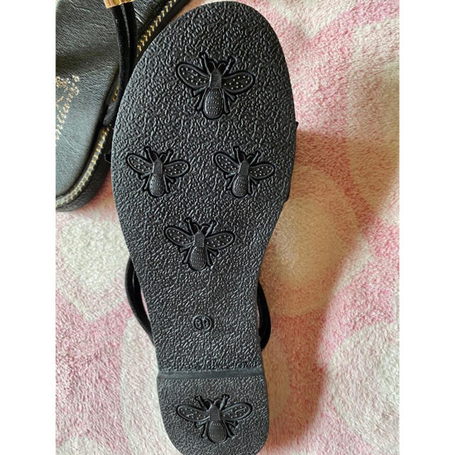 ローヒール　サンダル　フラット　ブラック　レディース　靴　シューズ　　パンプス　 レディースの靴/シューズ(サンダル)の商品写真