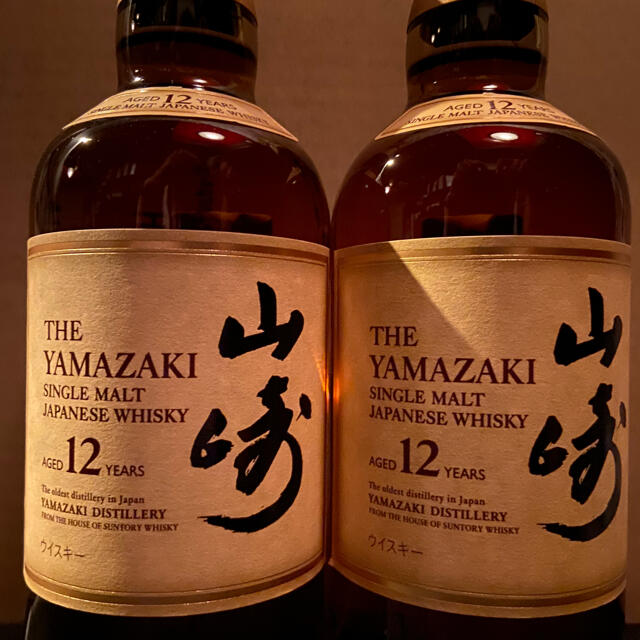 サントリー(サントリー)の★山崎12年×2本★送料込み 食品/飲料/酒の酒(ウイスキー)の商品写真