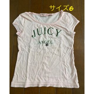 ジューシークチュール(Juicy Couture)のジューシークチュール　ピンクTシャツ☆サイズ6(Tシャツ/カットソー)