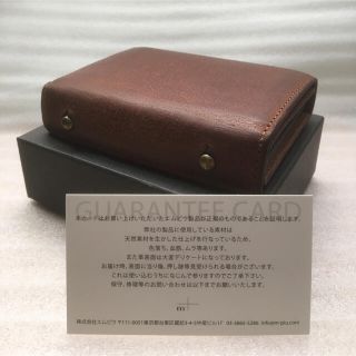 エムピウ(m+)の◎美品【エムピウ】ミッレフォッリエ P25 クアドレッティ 財布(折り財布)