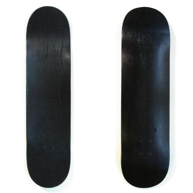 ロングスケートボード 板 スケボー デッキ ブランクデッキ SK034板 黒