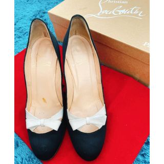 クリスチャンルブタン(Christian Louboutin)のルブタン　サテンパンプス　サイズ6(23cm)(ハイヒール/パンプス)