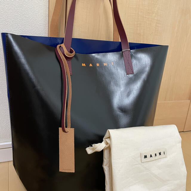 Marni PVC トートバッグ マルニ バイカラー - www.sorbillomenu.com