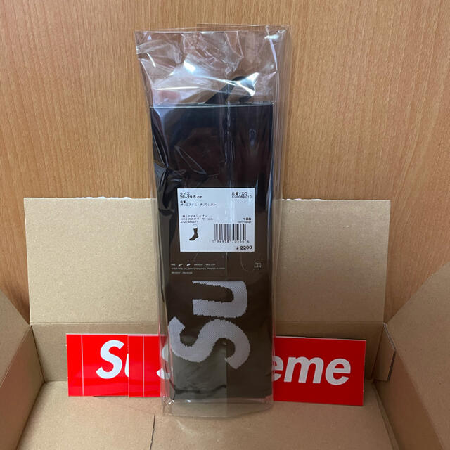 supreme Nike LightweightCrewSocks Black