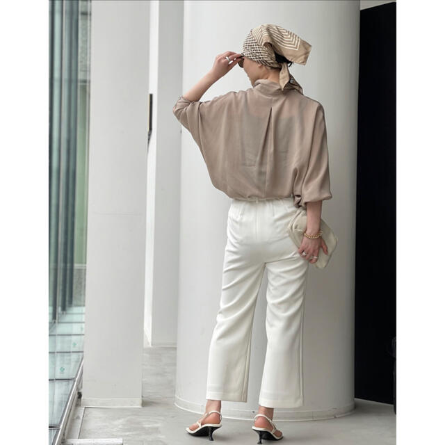 L'Appartement DEUXIEME CLASSE(アパルトモンドゥーズィエムクラス)のアパルトモン：Dolmansleeve Sheer Blouse レディースのトップス(シャツ/ブラウス(長袖/七分))の商品写真